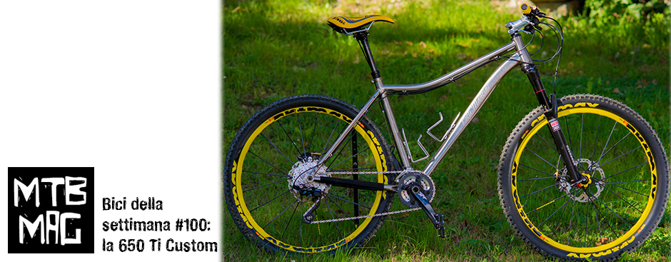 assemblaggio telaio personalizzato mtb front enduro titanio