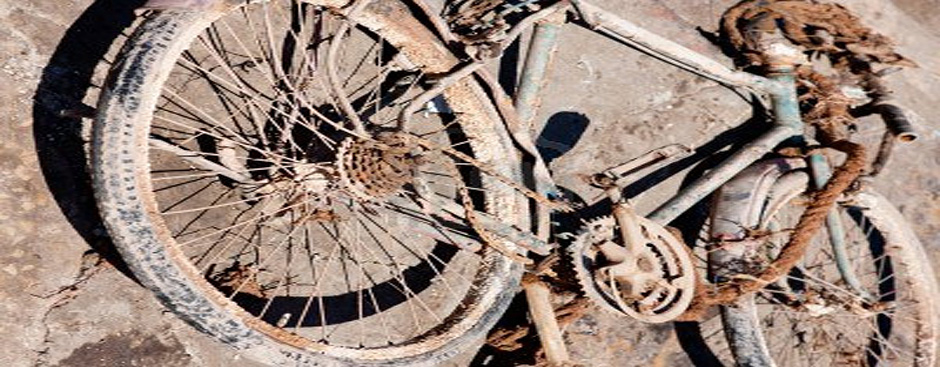 rottamazione usato bicicletta arrugginita