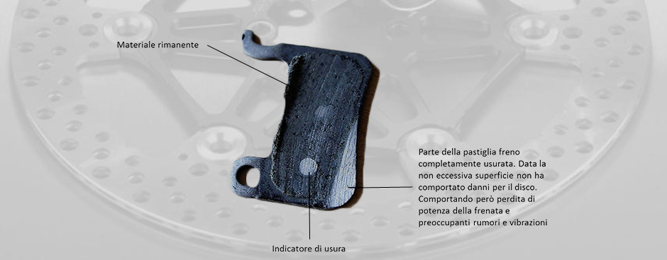 tagliandi bici pastiglie freno usura